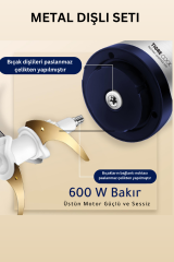 INSTANTCHOPPER  2.3 Litre Büyük Cam Hazneli ve Çelik Hazneli Et Kıyma Makinesi Sebze Rondo Doğrayıcı
