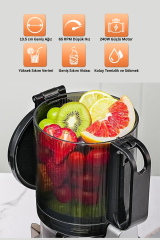 Slow Juicer Yavaş Sıkım Katı Meyve Sıkacağı Sorbe ve dondurma